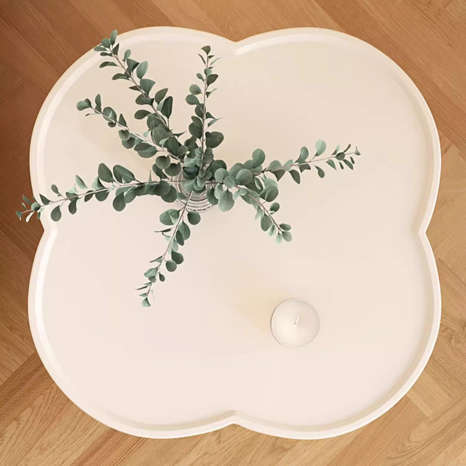 Four-leaf Clover Shape End Table Coffee&Tea Table Sofa Side Snack Table?????
