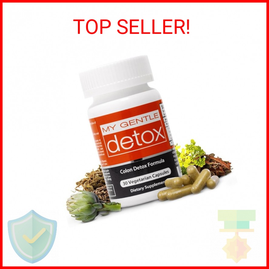 Herbal Nitro My Gentle Detox Cleanse for Women & Men - Poop Pills for Constipati