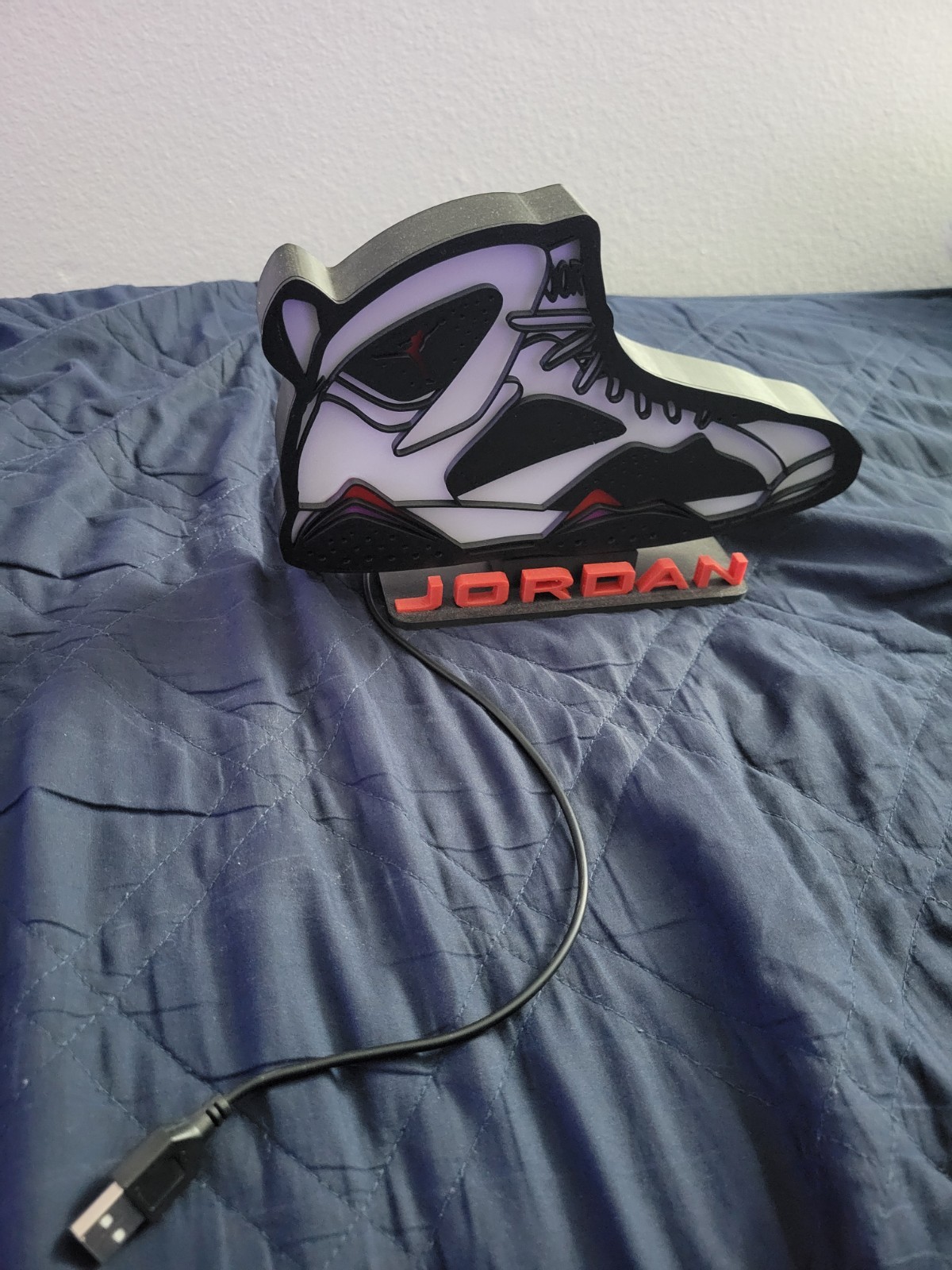Air Jordan 7 Sneaker 3D LED Night Light
