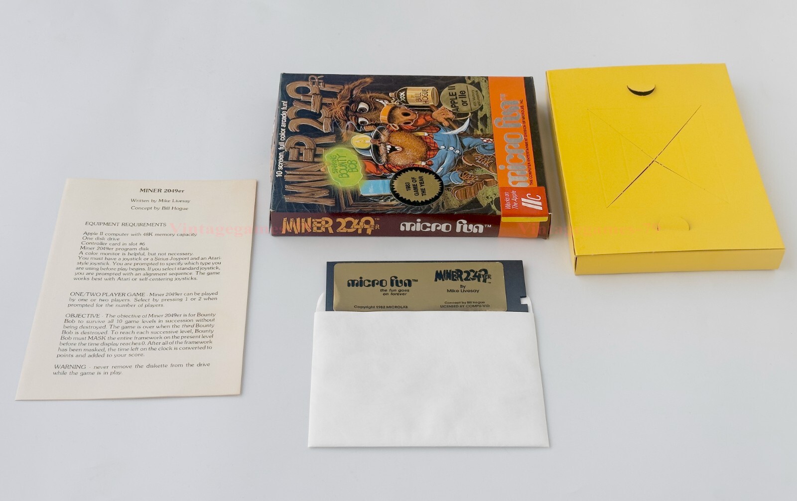 Miner 2049er - Micro Fun - 1983 / Apple II