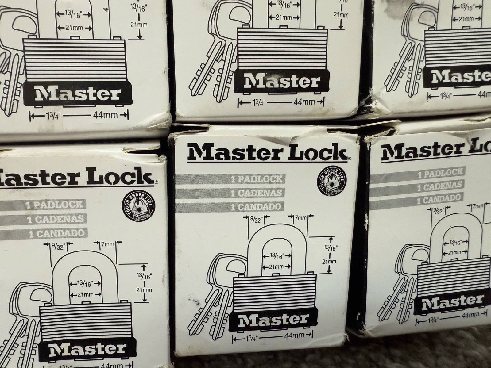 QTY 18 Master Lock Padlock 500KA Key 203 NEW