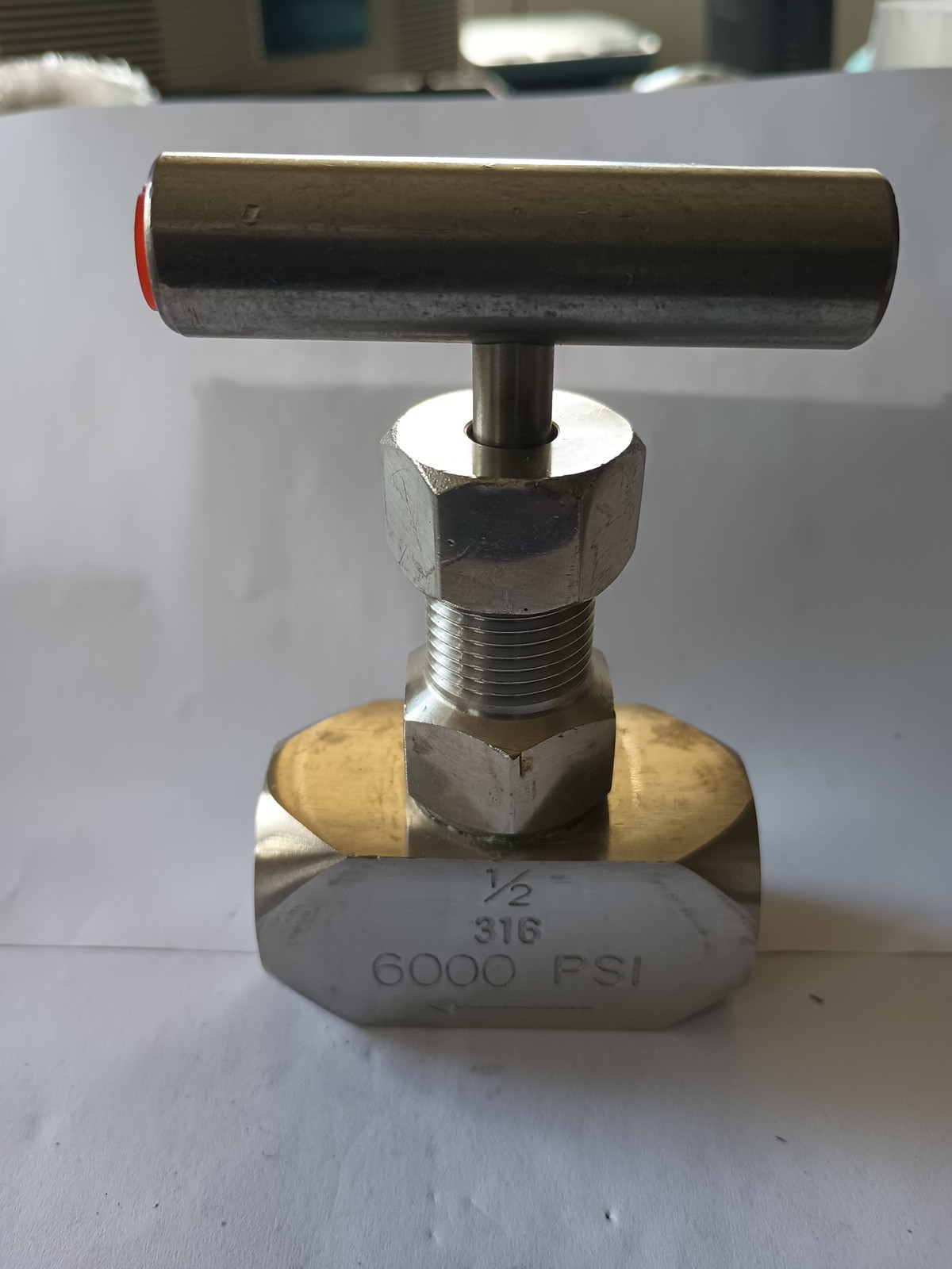 1/2" 316 SS Stainless Steel Needle Valve Flow Control 6000 PSI HYDRAULIC SYSTEM