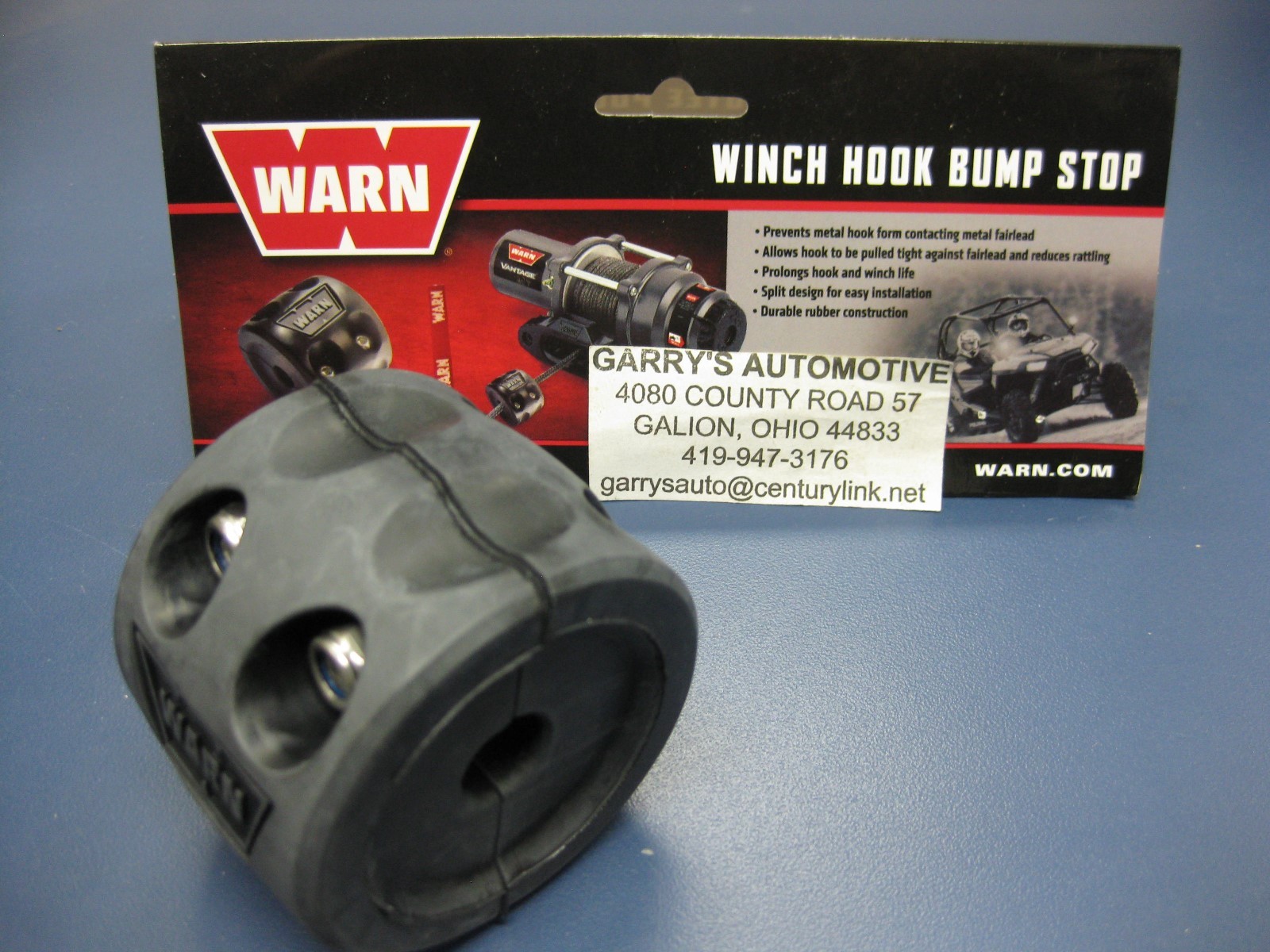 Warn 99944 Wire Rope Cable Winch Hook Bump Stop Protector