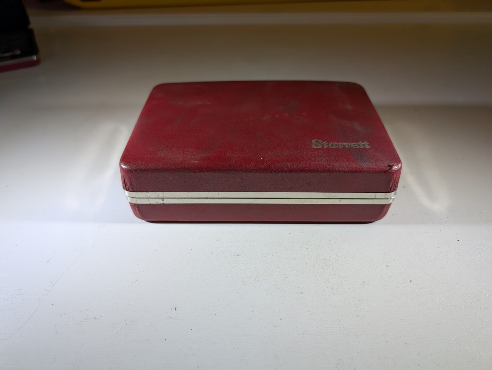 Starrett 709A Dial Test Indicator Black Dial Face .0005 With Orginal Case