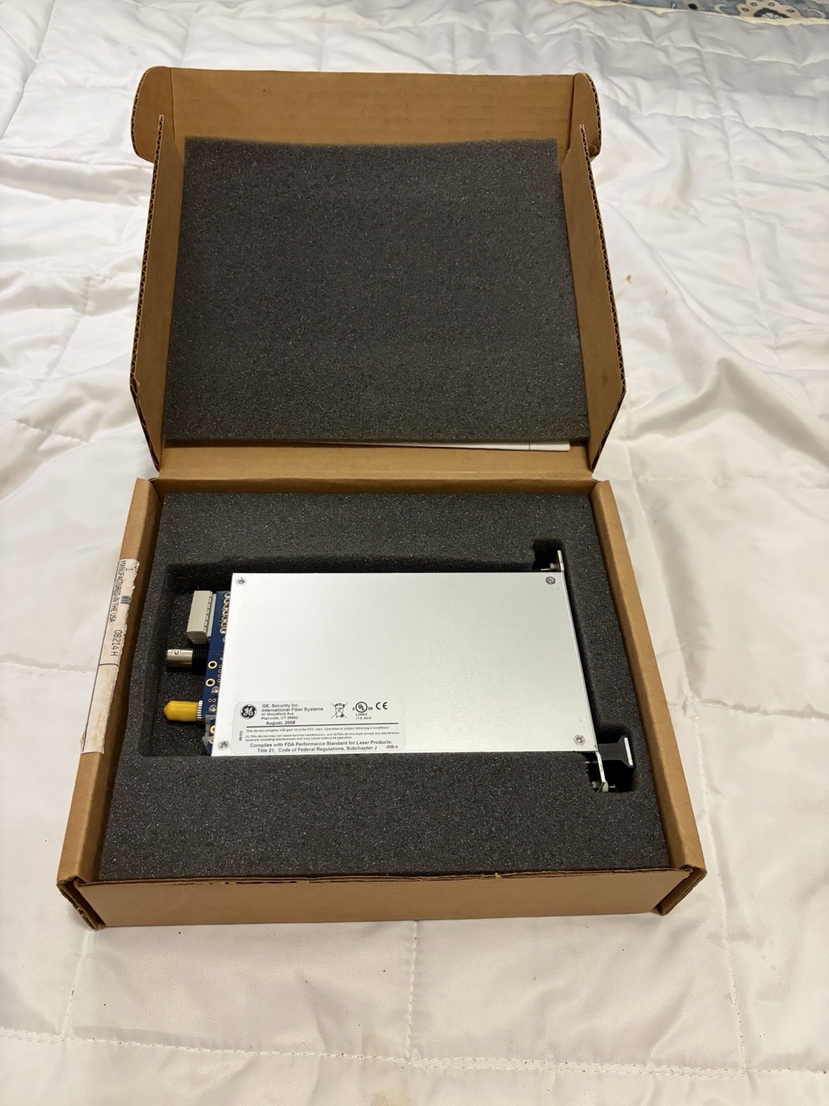 GE Security VR1930WDM-R3 Video Receiver Data Transceiver IFS Fiber Module