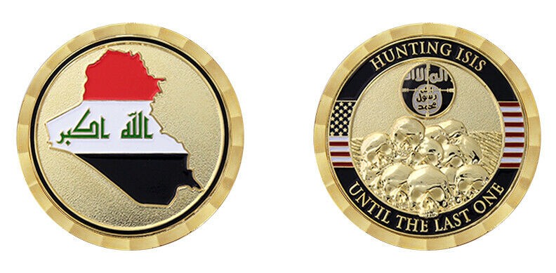 Hunting Isis Iraq Challenge Coin CC-1752