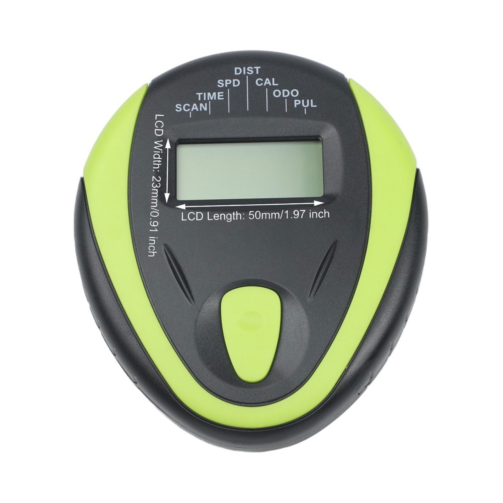 Lightweight LCD Speedometer for Exercise Bikes with Heart Rate Feature
