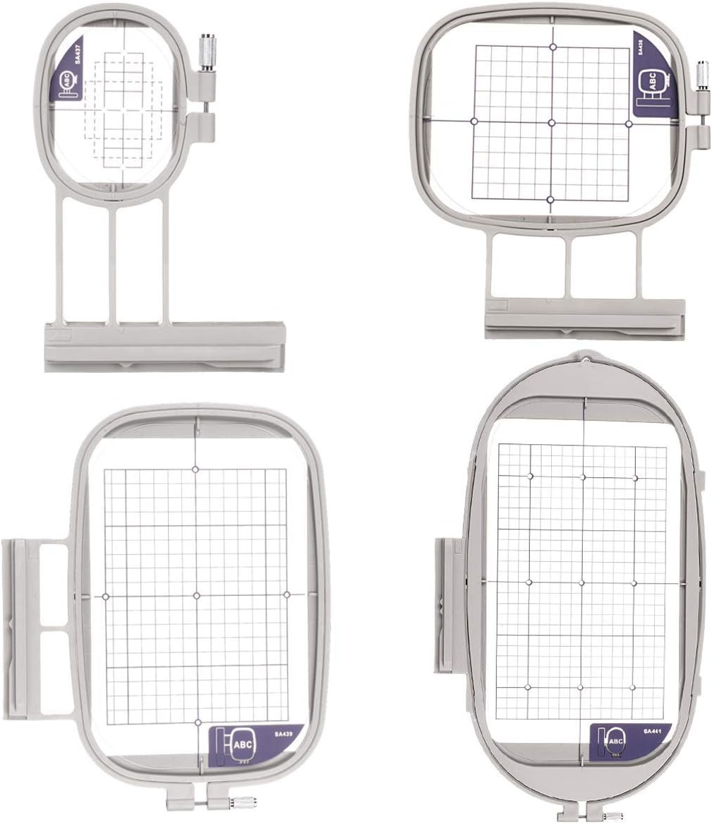 4  Hoops for Brother/Babylock Embroidery Machine (SA437, SA438, SA439, SA441) Du