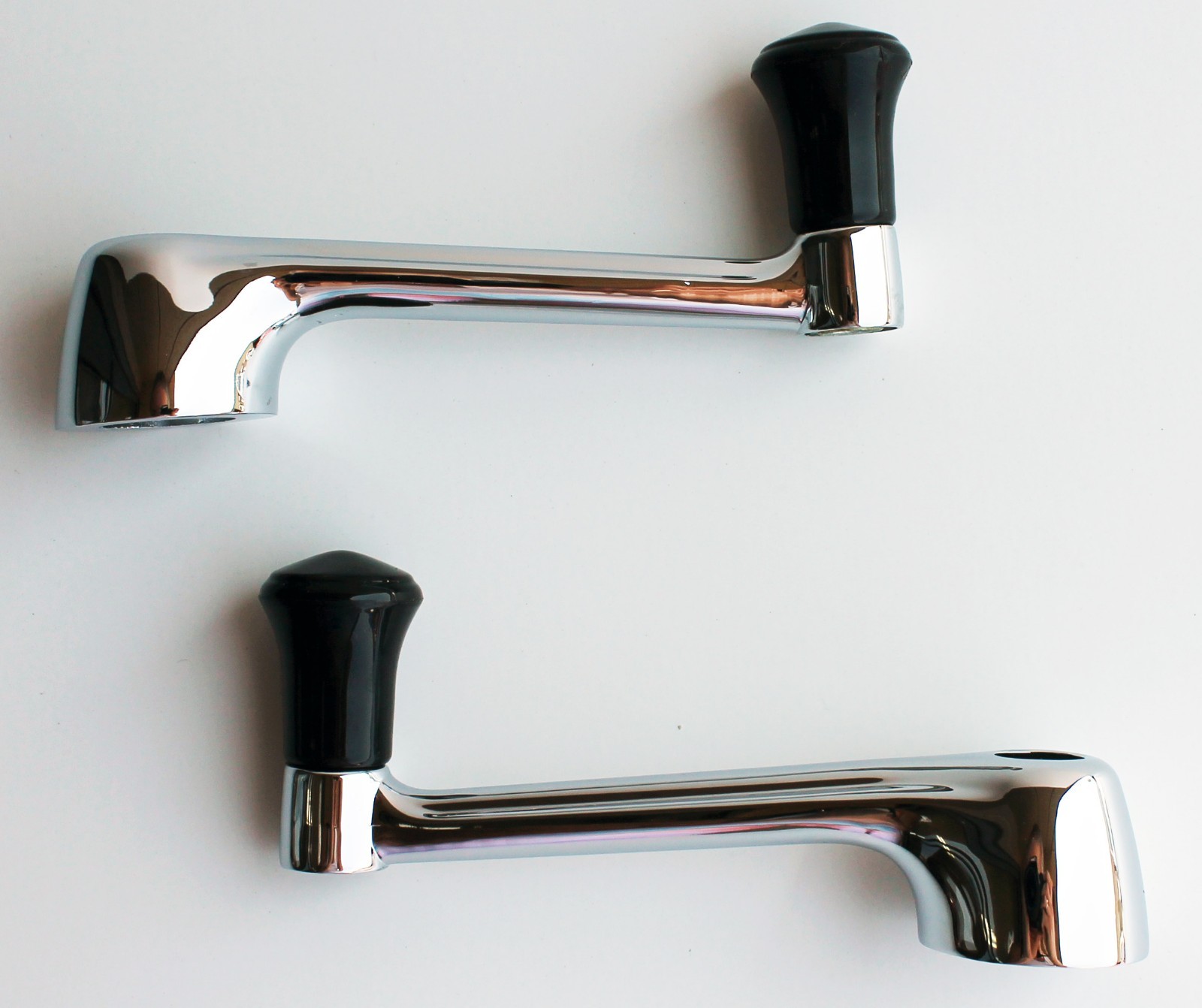 1939 Chevrolet Truck Window Cranks - PAIR New with black plastic handles GMC