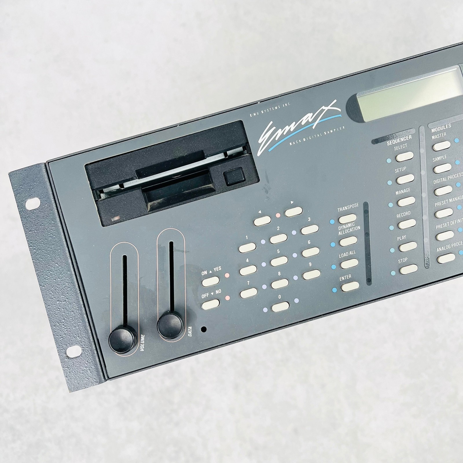 E-mu EMax Model 1020 Rack Mount Digital Sampler 1988