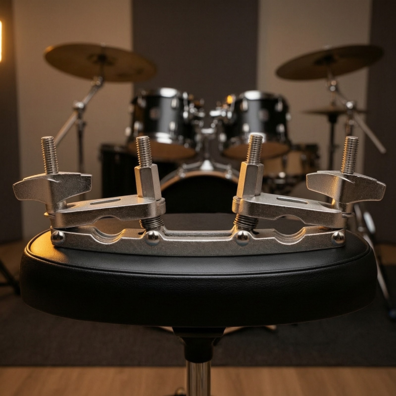 Drum Rack Extension Clamp Adjustable Hardware Silver-platedPlated