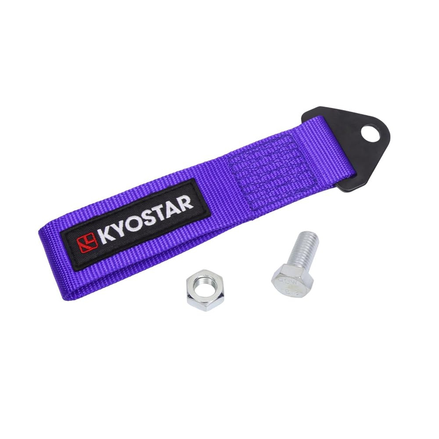 Kyostar Universal Racing Tow Strap for Front or Rear Bumper Towing Hooks, Hig...