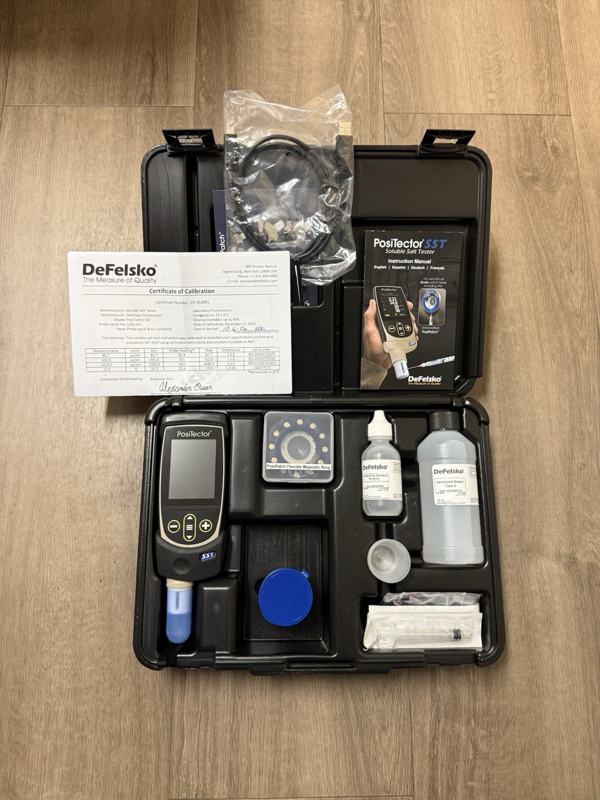 New DeFelsko PosiTector SST - Soluble Salt Tester PosiPatch Kit SSTKITPF1