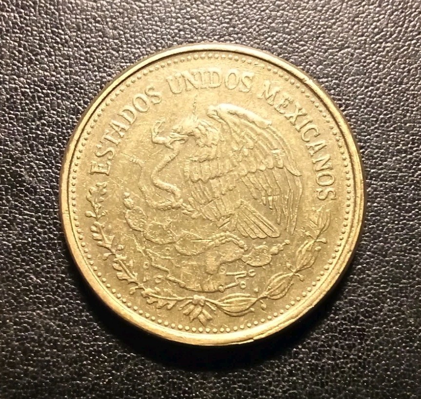 1990 Mexico 100 Pesos Coin