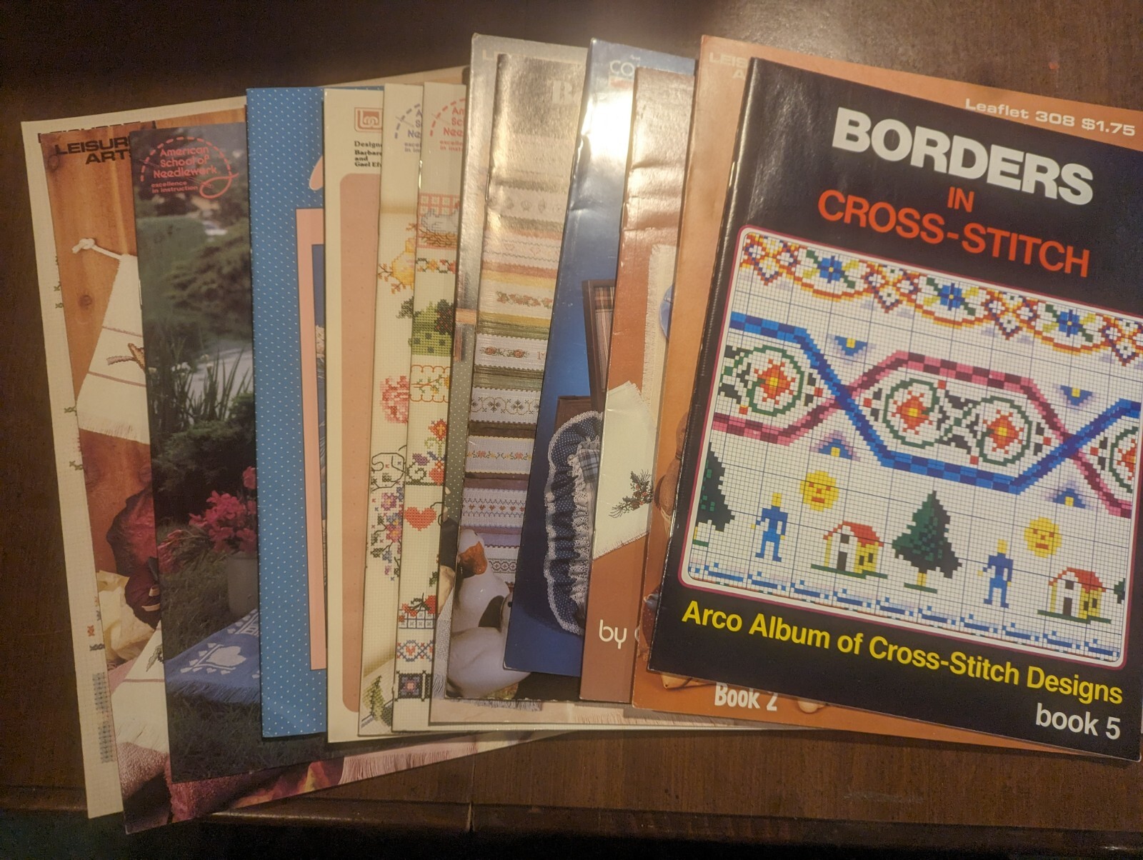 cross stitch borders and towel/napkin patterns