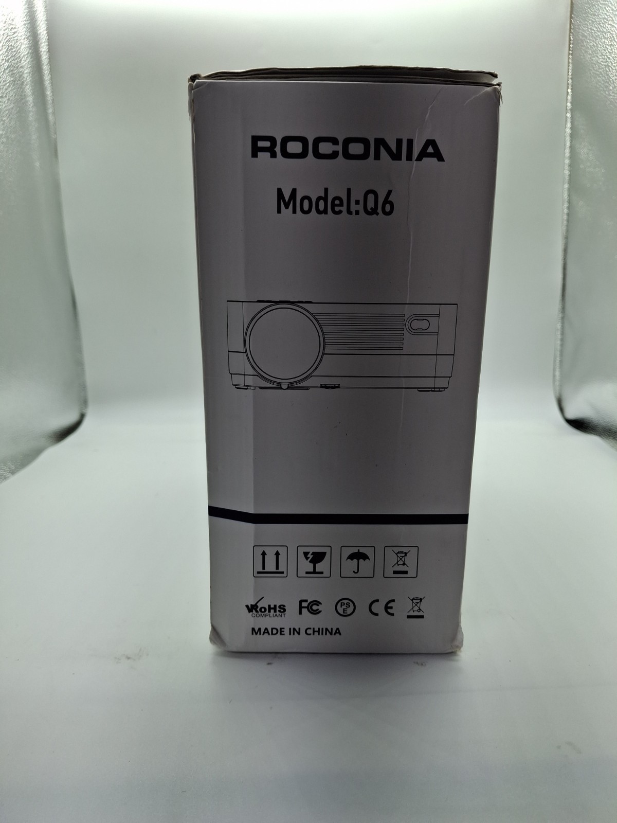 Roconia WIFI Q6 Bluetooth HD Projector New (B11)