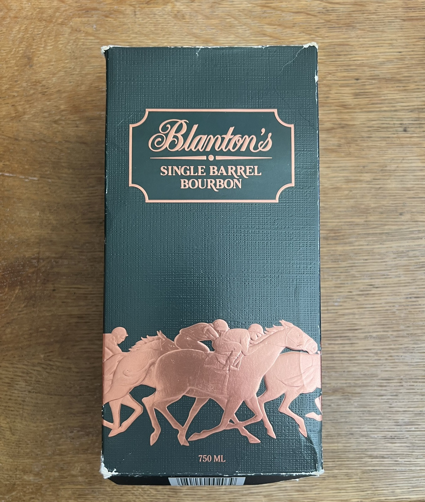 RARE Blanton’s Red (Green) Box Bourbon Whiskey Vintage 1980’s - BOX ONLY *READ*