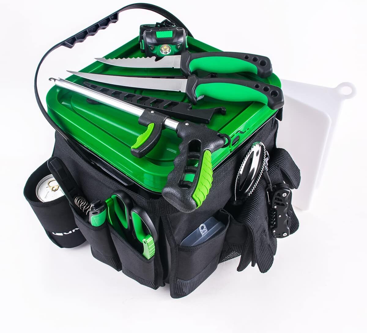 Fishing accessories, fishing equipment, filleting knives, fishing sets