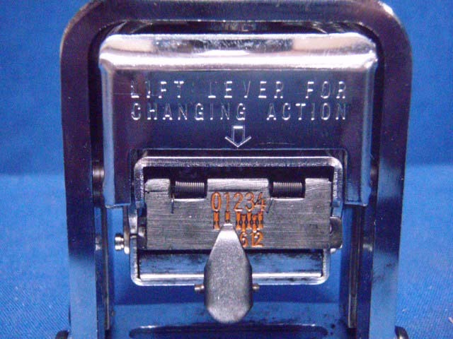 ERTAN AUTOMATIC NUMBERING MACHINE MODEL 188