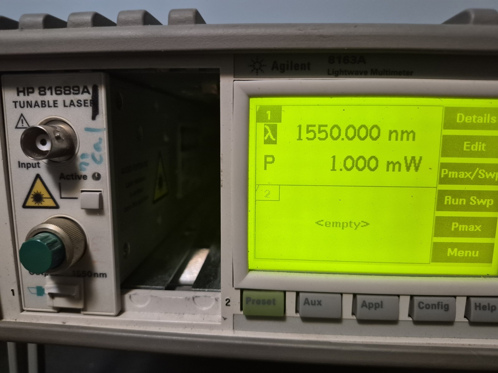 Agilent 81689A Tunable Laser