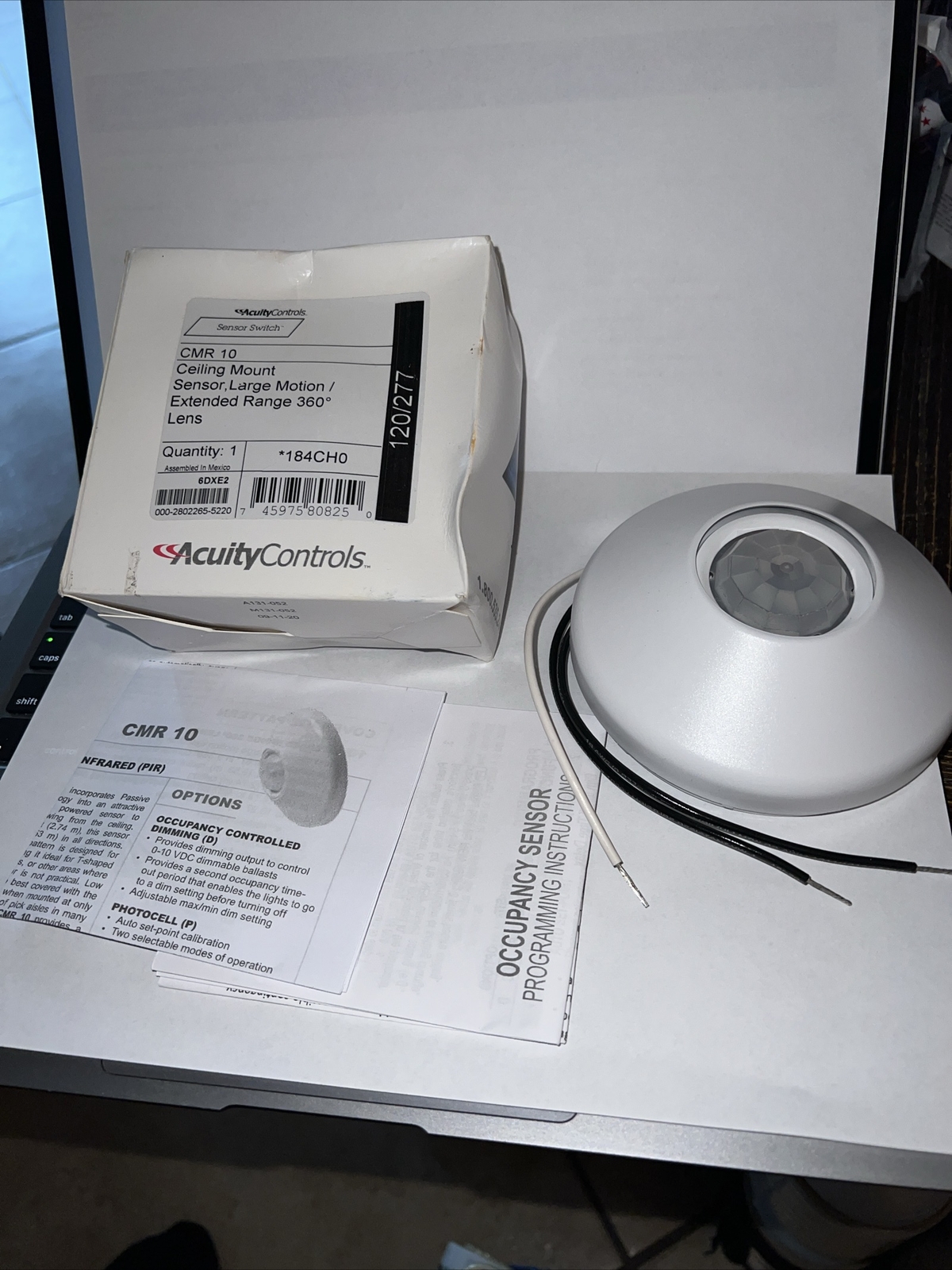 Acuity controls extended range 360 Ceiling Mount  Motion Detector Sensor CMR 10