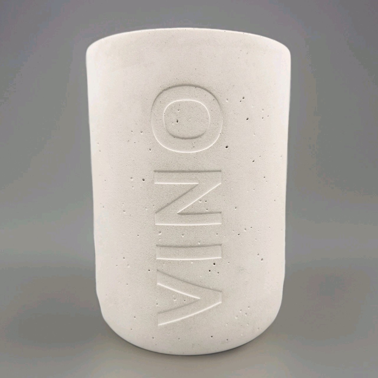 Champagne Wine Chiller Bottle Holder VINO Cement Santa Barbara Design Concrete