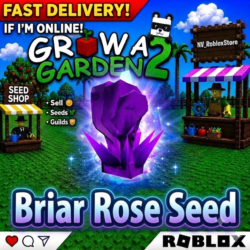 🌱Briar Rose Seed 🌱 - 🪴Grow A Garden 2 🪴 | GAG2 | FAST | EASY