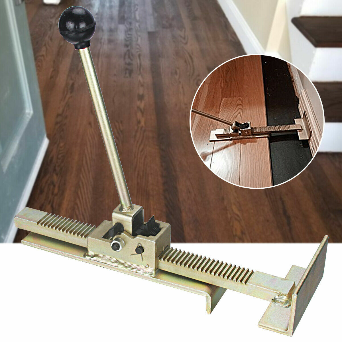 Hardwood Flooring Jack Quick Release Plank Jack Fits All Thicknesses of Floors