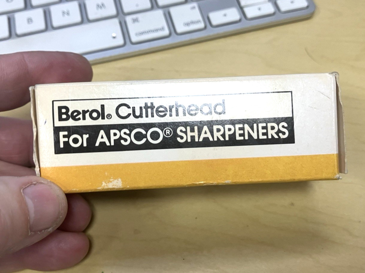 Berol Cutterhead APSCO Hand Crank Pencil Sharpeners Type 3A Giant Atlas V8 V10 N