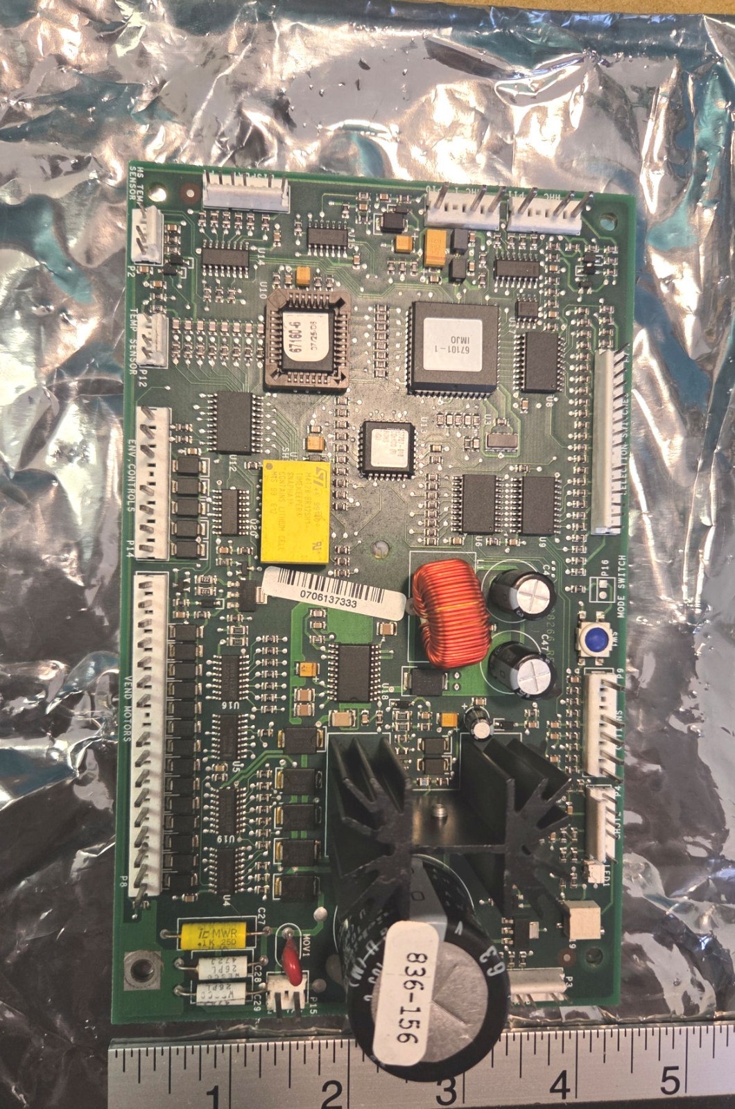 Royal 650 & 768 soda vending machine main Merlin IV control board - Tested good