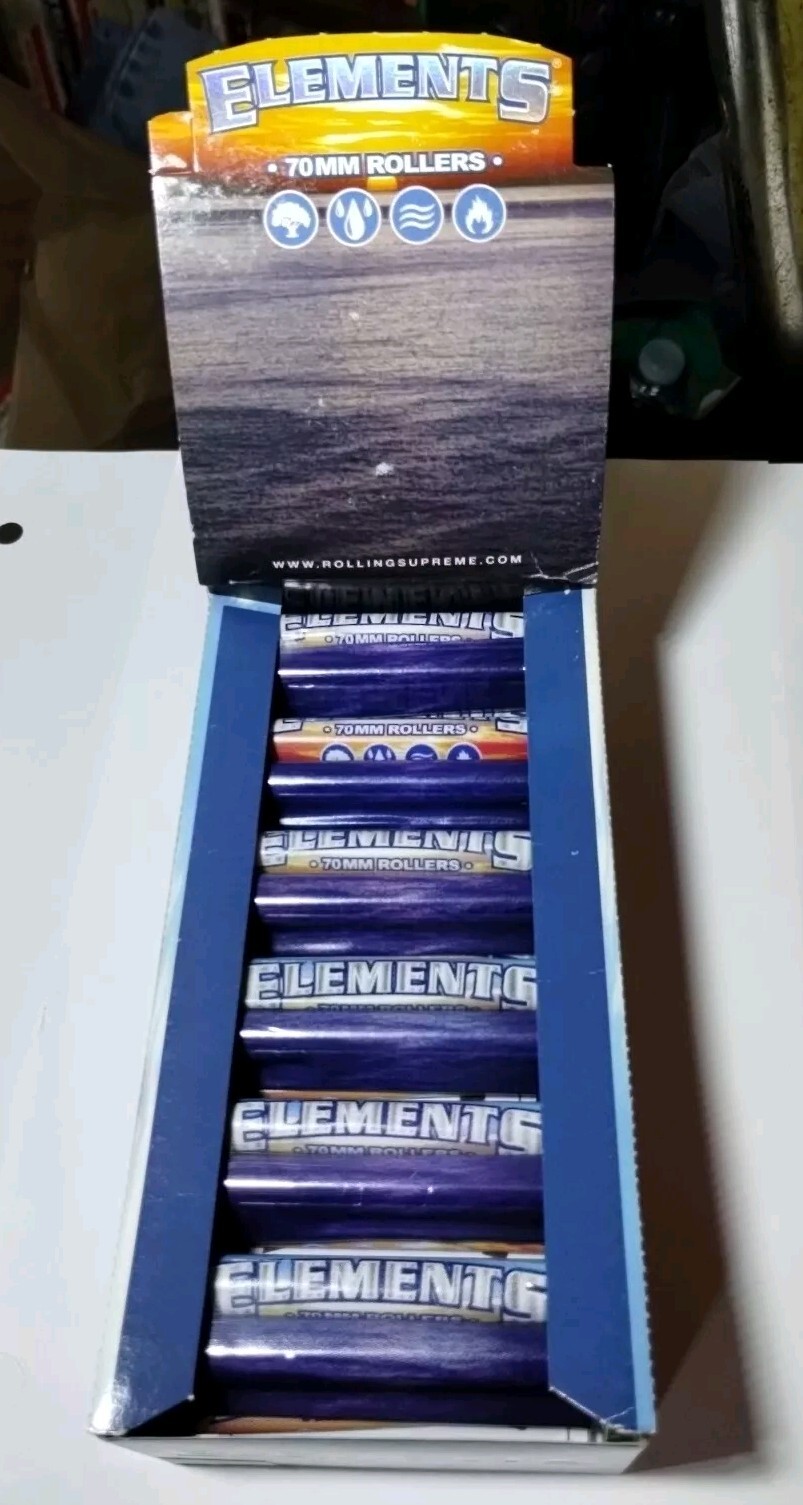 Elements 70mm Cigarette Rollers 12CT  - {BX EL12}