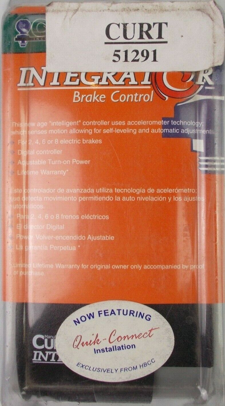 Trailer Brake Controller Electronic Curt Integrator For 2,4,6 or 8 Brakes