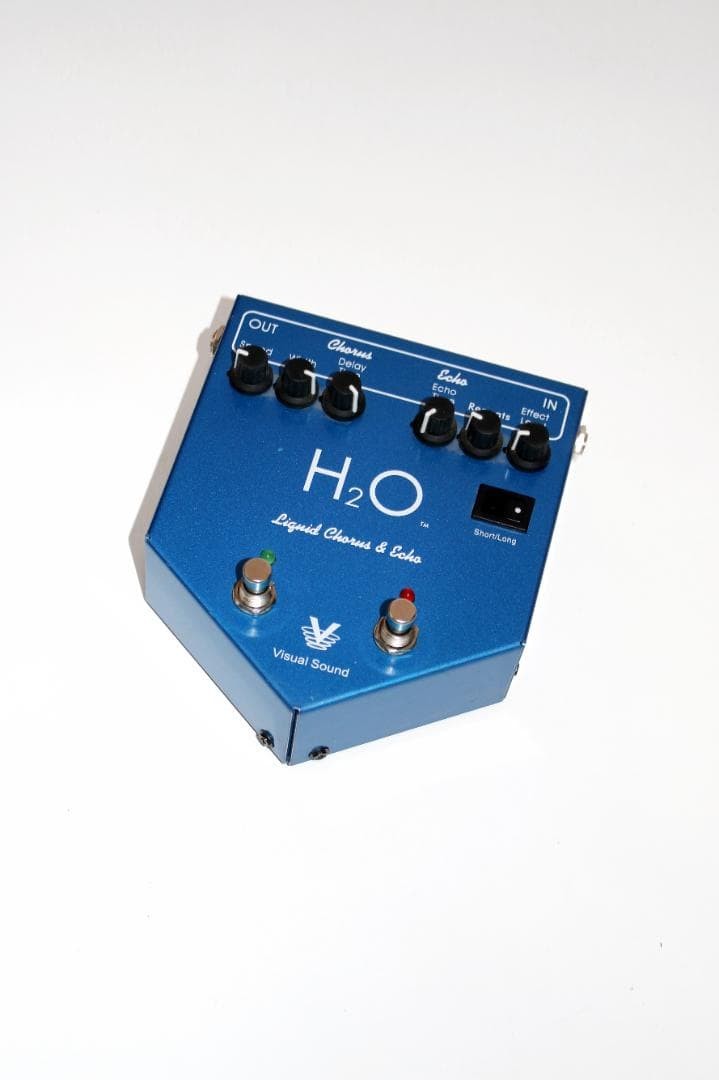 Visual Sound H2O V1 2000s Liquid Chorus & Echo Guitar Effects Pedal USED JPN