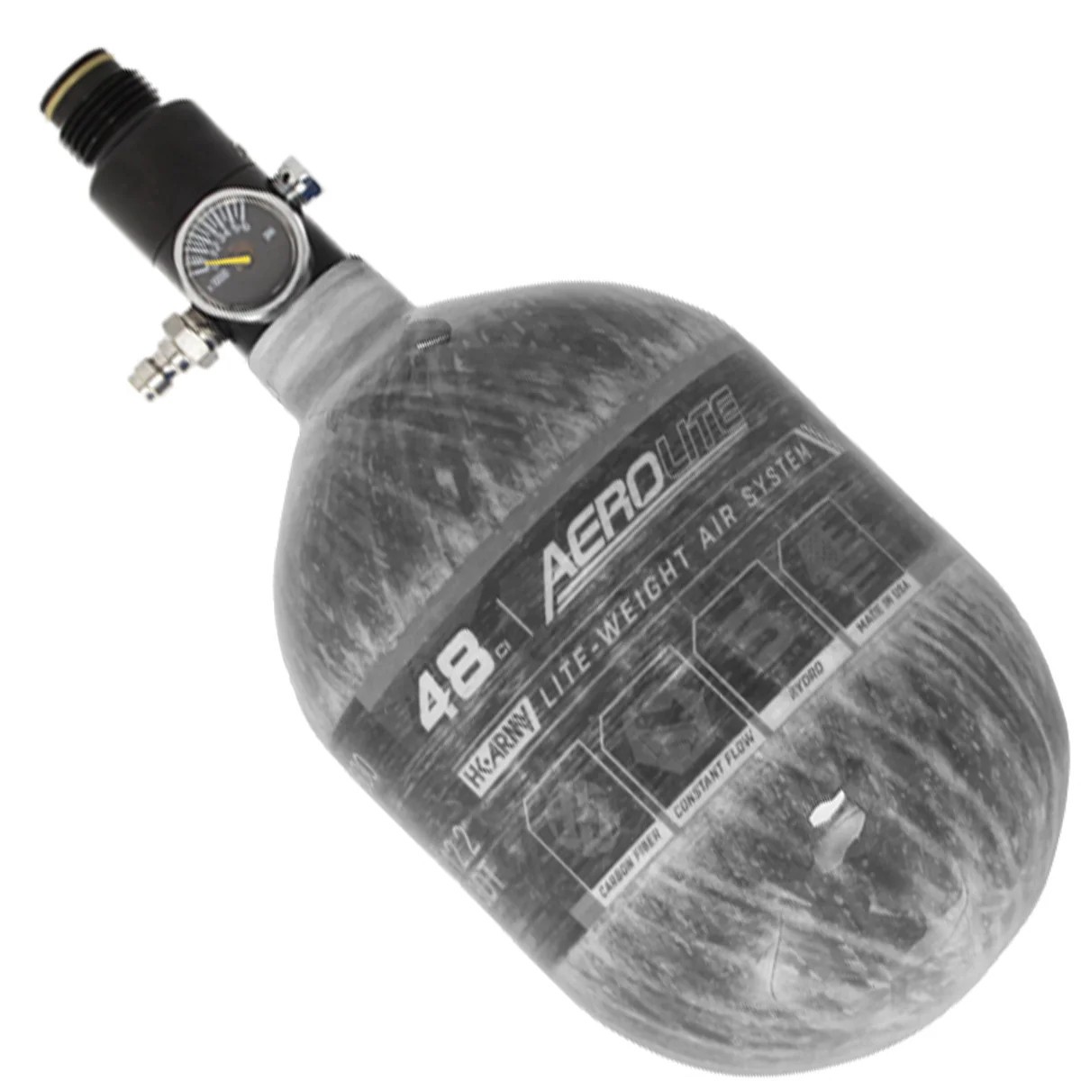 HK Army Compressed Air Tank - 48/4500 Clear Carbon