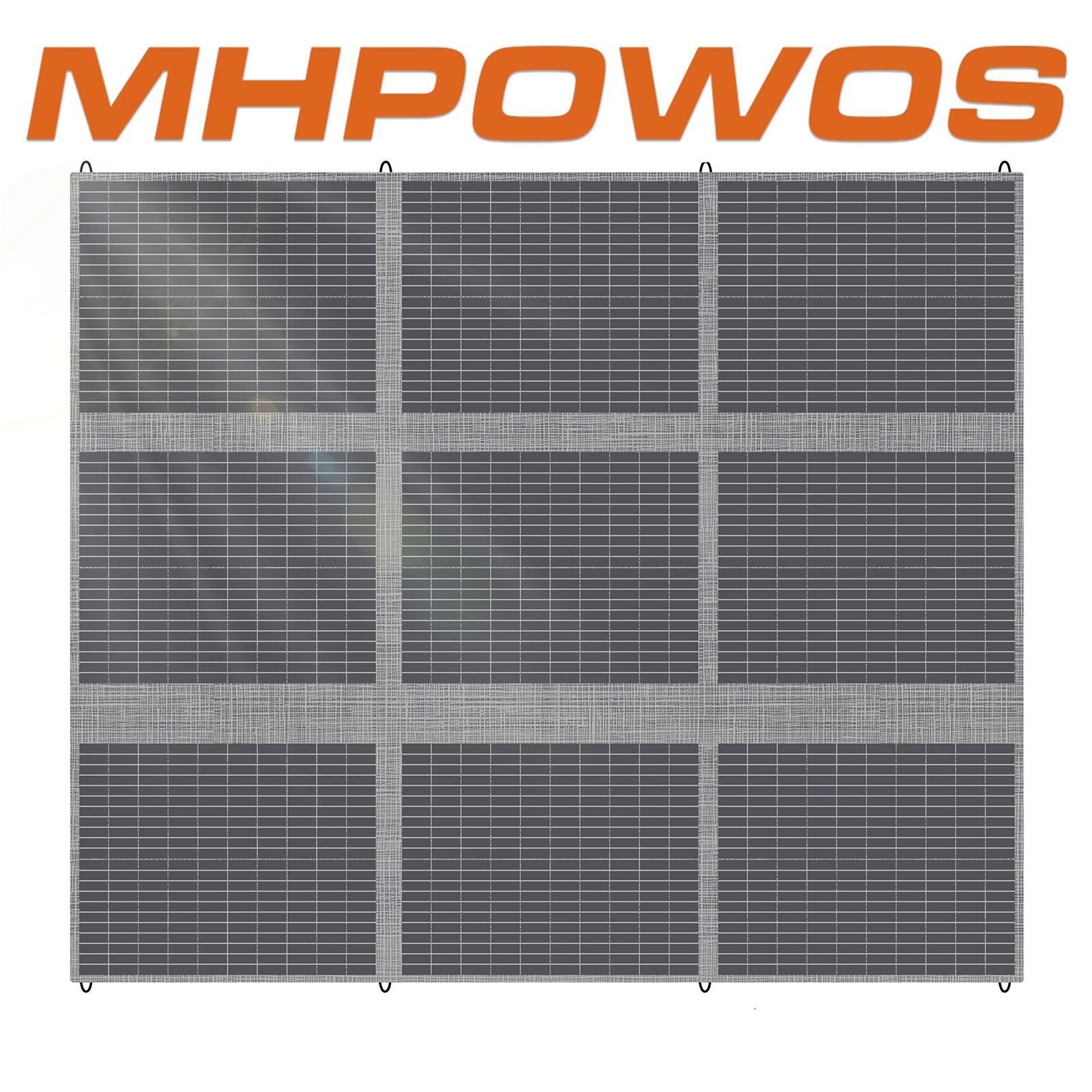 MHPOWOS 400W Blanket Solar Panel Portable Foldable For Camping RV Power Stations