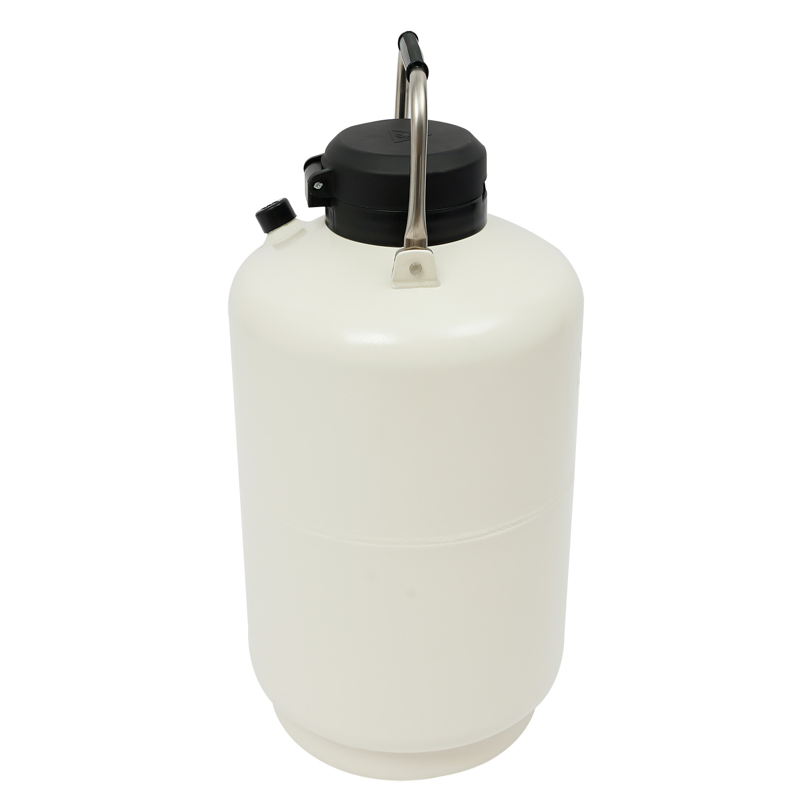 10L Liquid Nitrogen Tank, Cryogenic Container, 0.03Gal/Day Evaporation, Portable