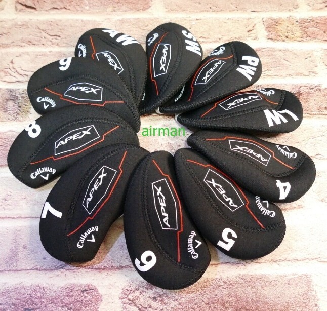 Callaway V APEX  FORGED Golf Iron Cover Black color 10 piece 1set