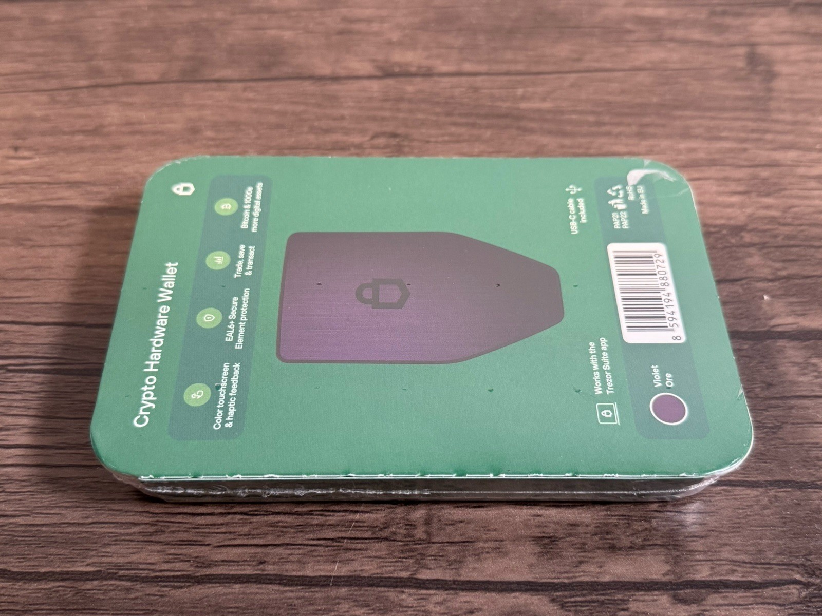 Trezor Safe 5 - Crypto Hardware Wallet with Secure Element & Passphrase- SEALED