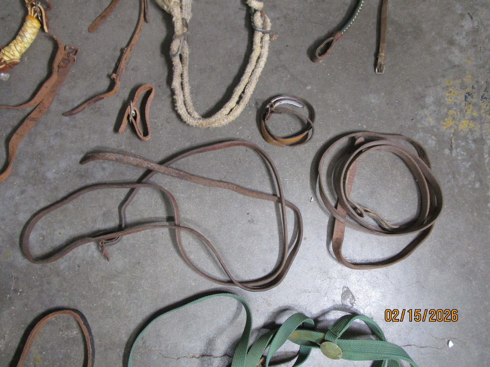 Leather Horse Tack Lot