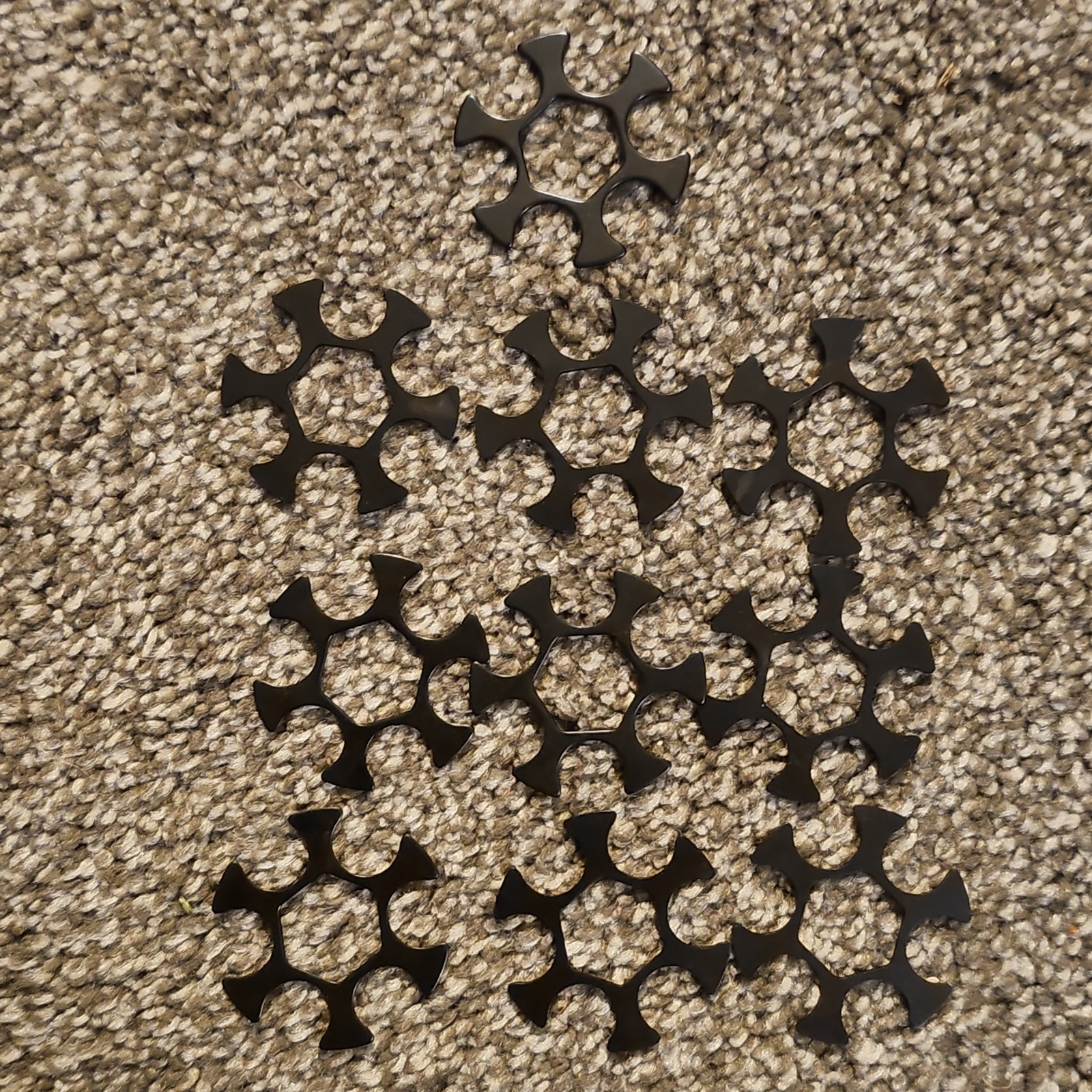 Set of 6-Round Metal Speedloaders Black for Revolver Moon Clip Compatible