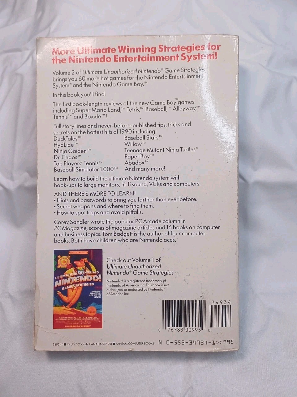 Ultimate Unauthorized Nintendo Game Strategies Volume 2