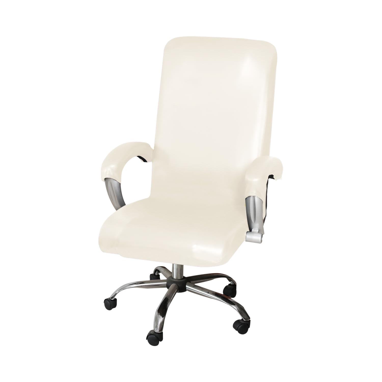 Waterproof Office Chair Cover with Armrest Covers PU Leather Computer Desk Ch...