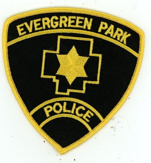 ILLINOIS IL EVERGREEN PARK POLICE NICE SHOULDER PATCH SHERIFF