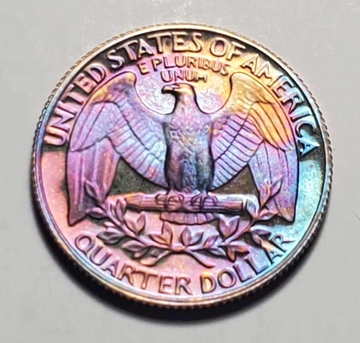 TONED 1984 S WASHINGTON QUARTER PROOF UNC #C3745