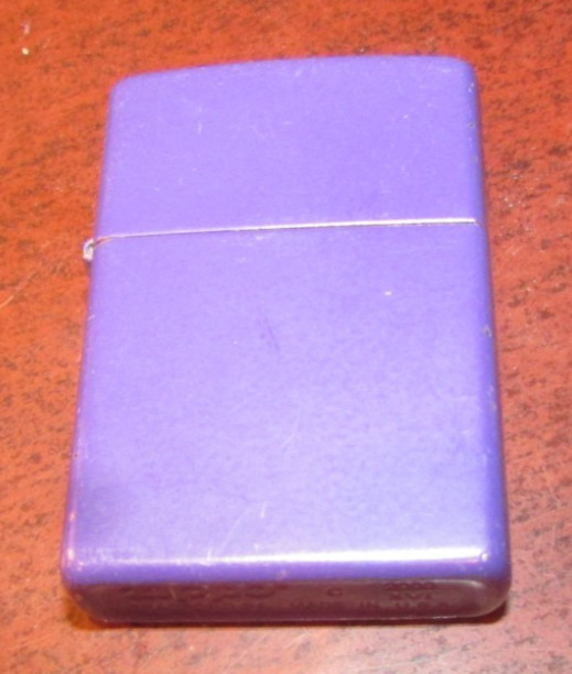 Zippo Brand Lighter Purple 2000