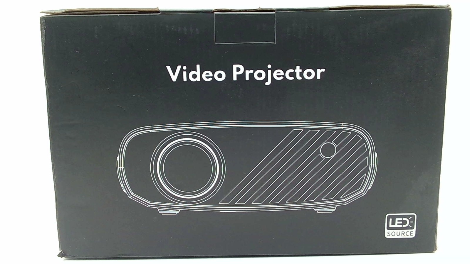 LED Projector Black HDMI USB Video Home Theater