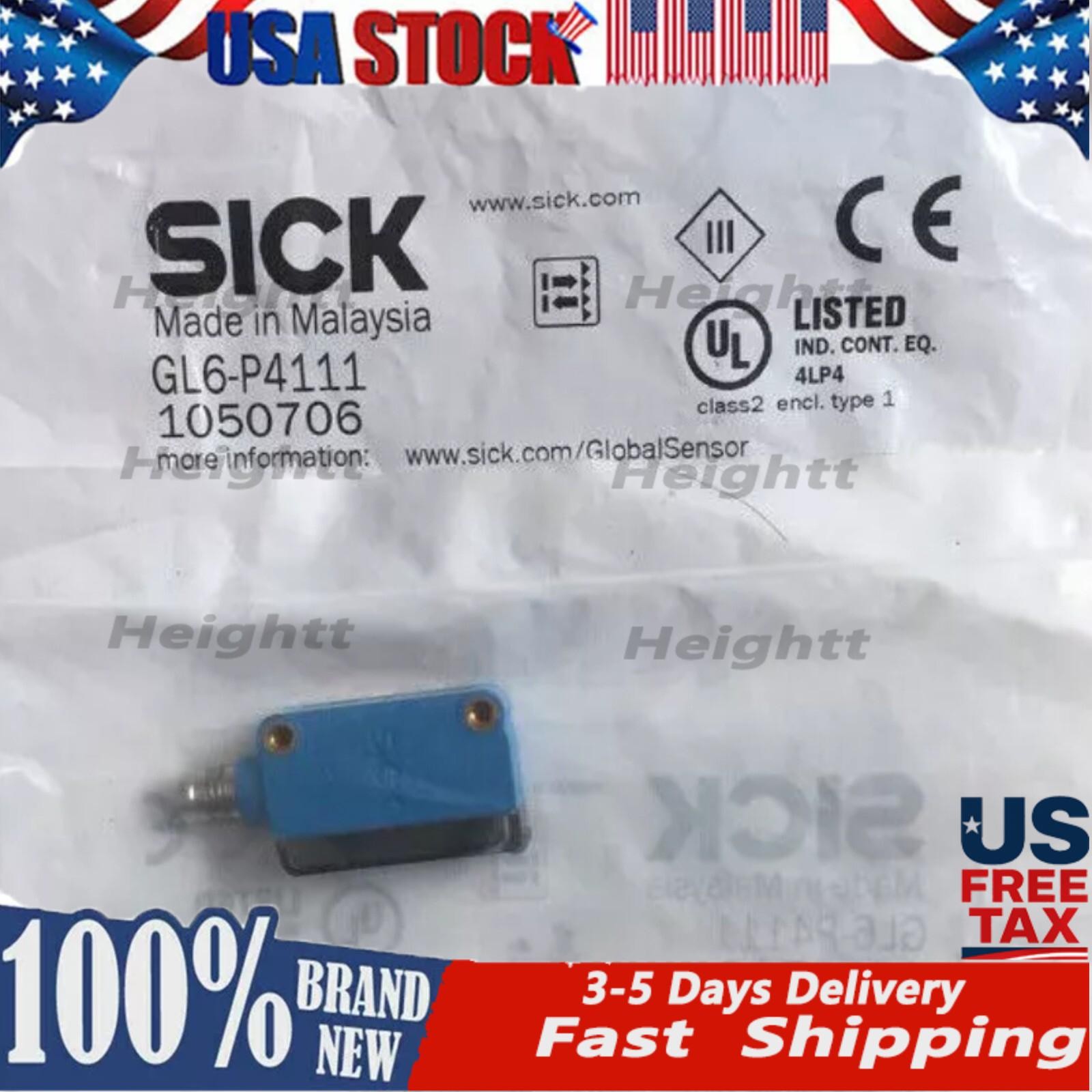 New Sick GL6-P4111 1050706 GL6P4111 Photoelectric Sensor Free Shipping