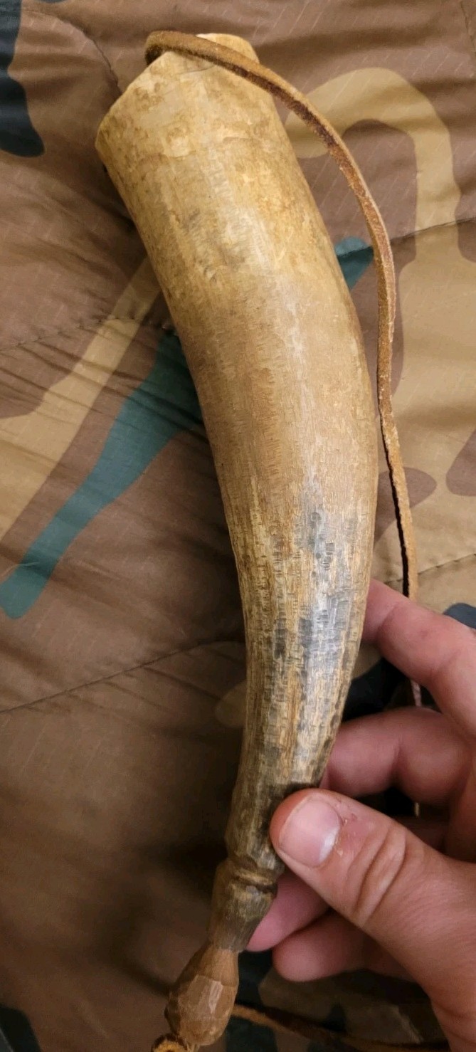 Vintage Muzzleloading Powder Horn