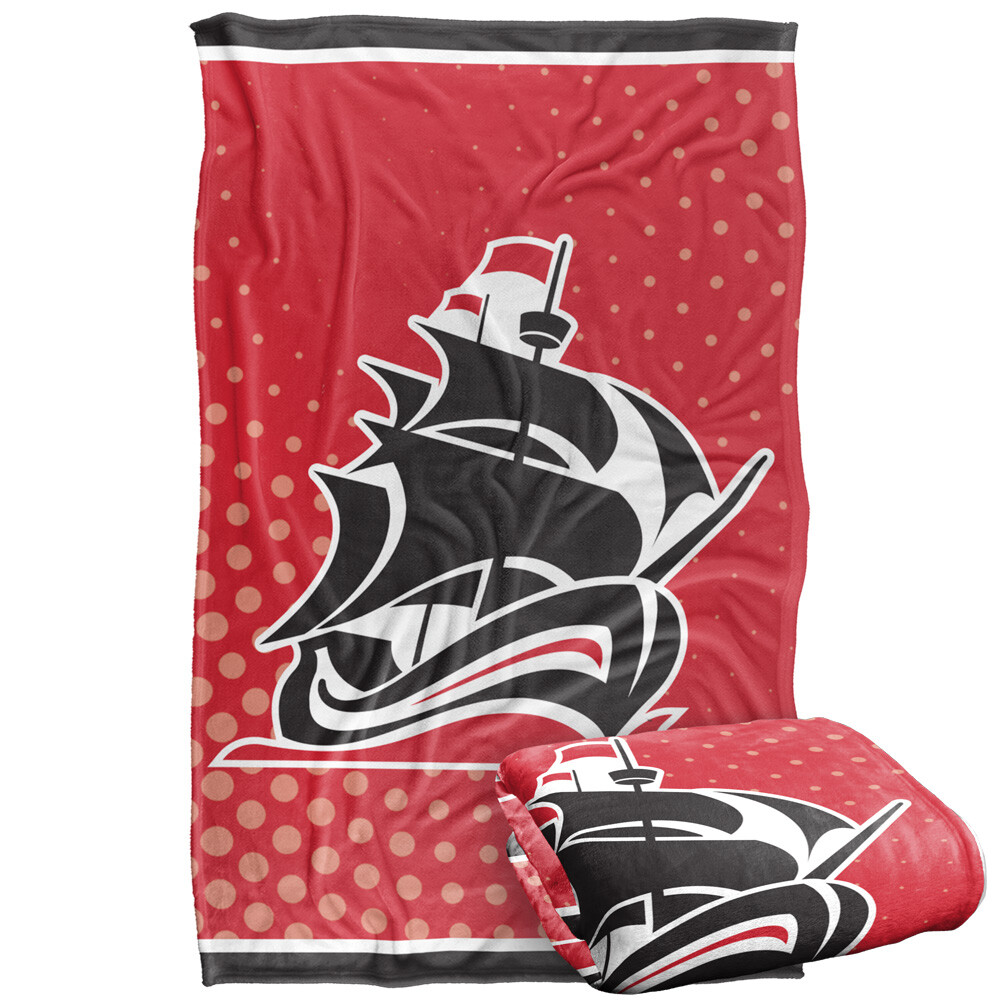 Christian Brothers University Logo Dots Silky Touch Super Soft Throw Blanket