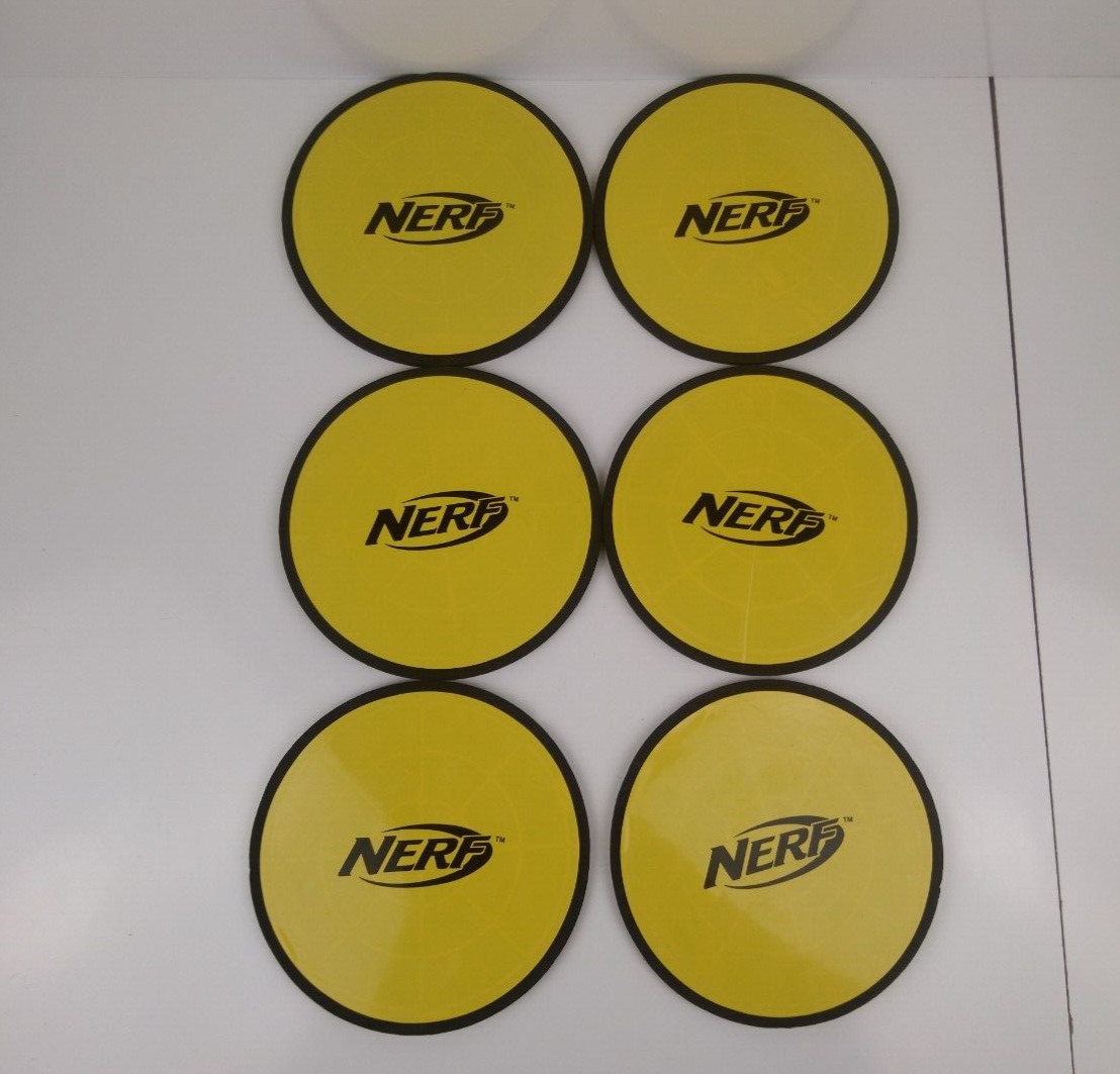 Nerf N Strike Skeet Target Discs Hasbro 6 Pieces